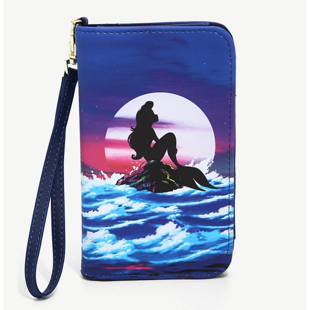 Loungefly Disney The Little Mermaid Silhouette Tech Wallet